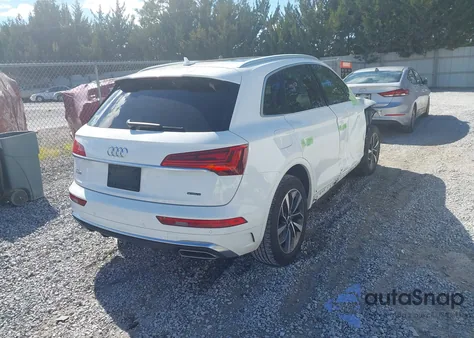 2022 Audi Q5 Premium Plus 45 Tfsi S Line Quattro S Tronic z USA, uszkodzony, nr VIN WA1EAAFY5N2137138